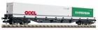 5250 Fleischmann Flat car with containers type Res.687
